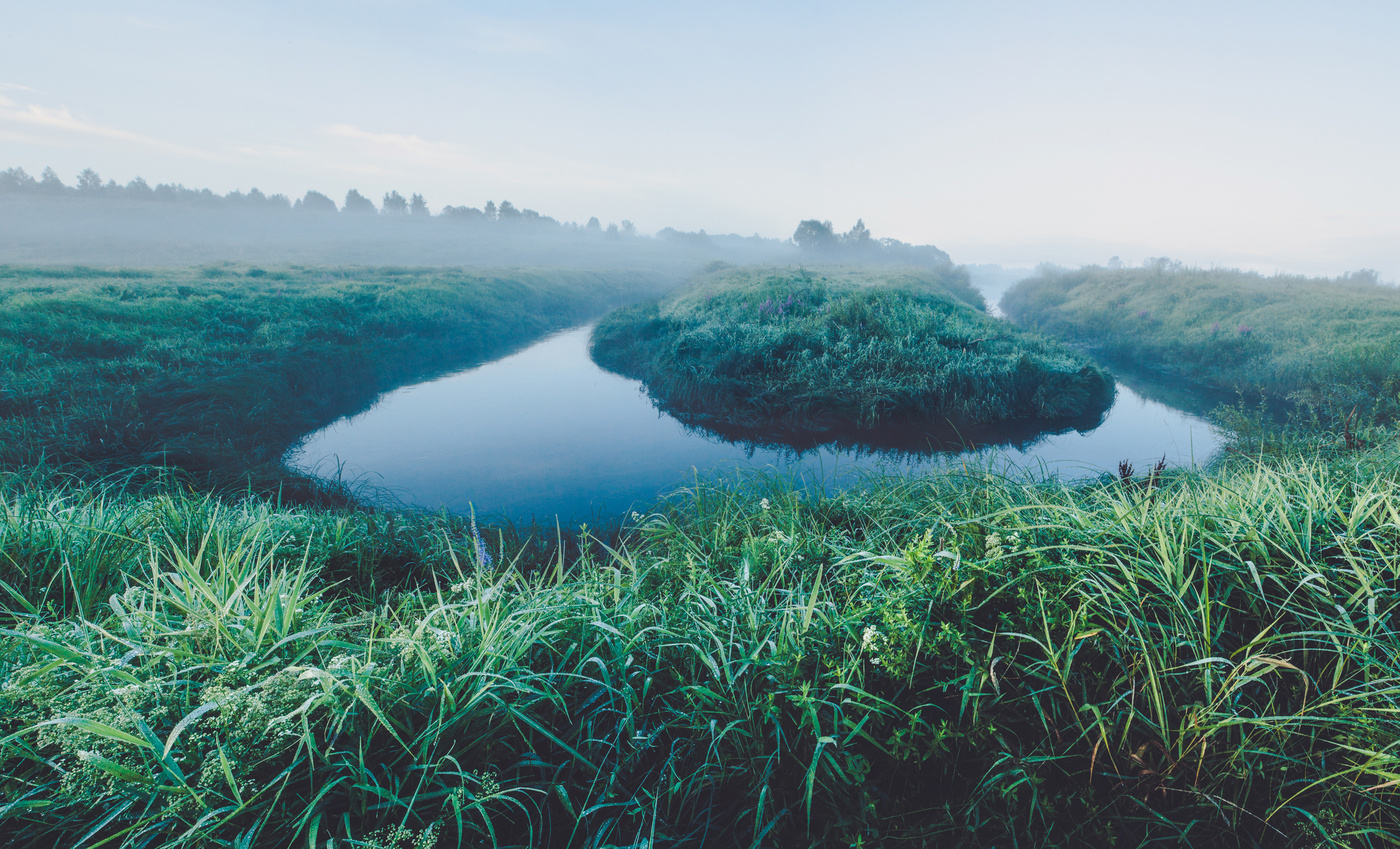 Morgen auf dem Fluss