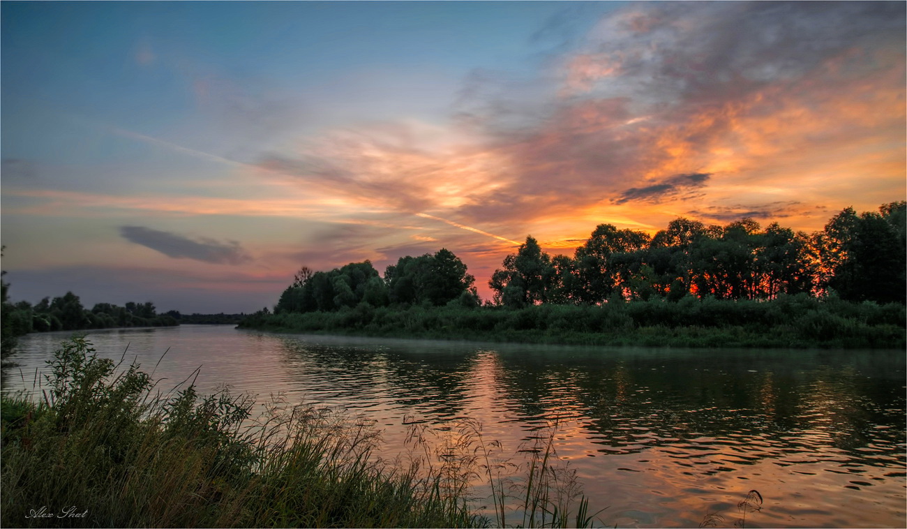 Morgen auf dem Fluss