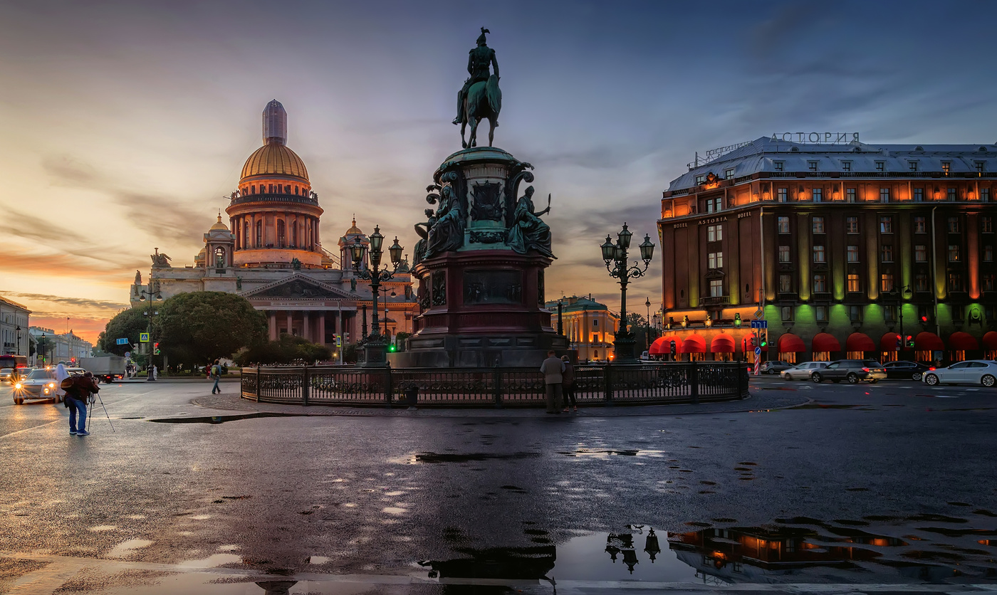 Am Abend nach dem regen.