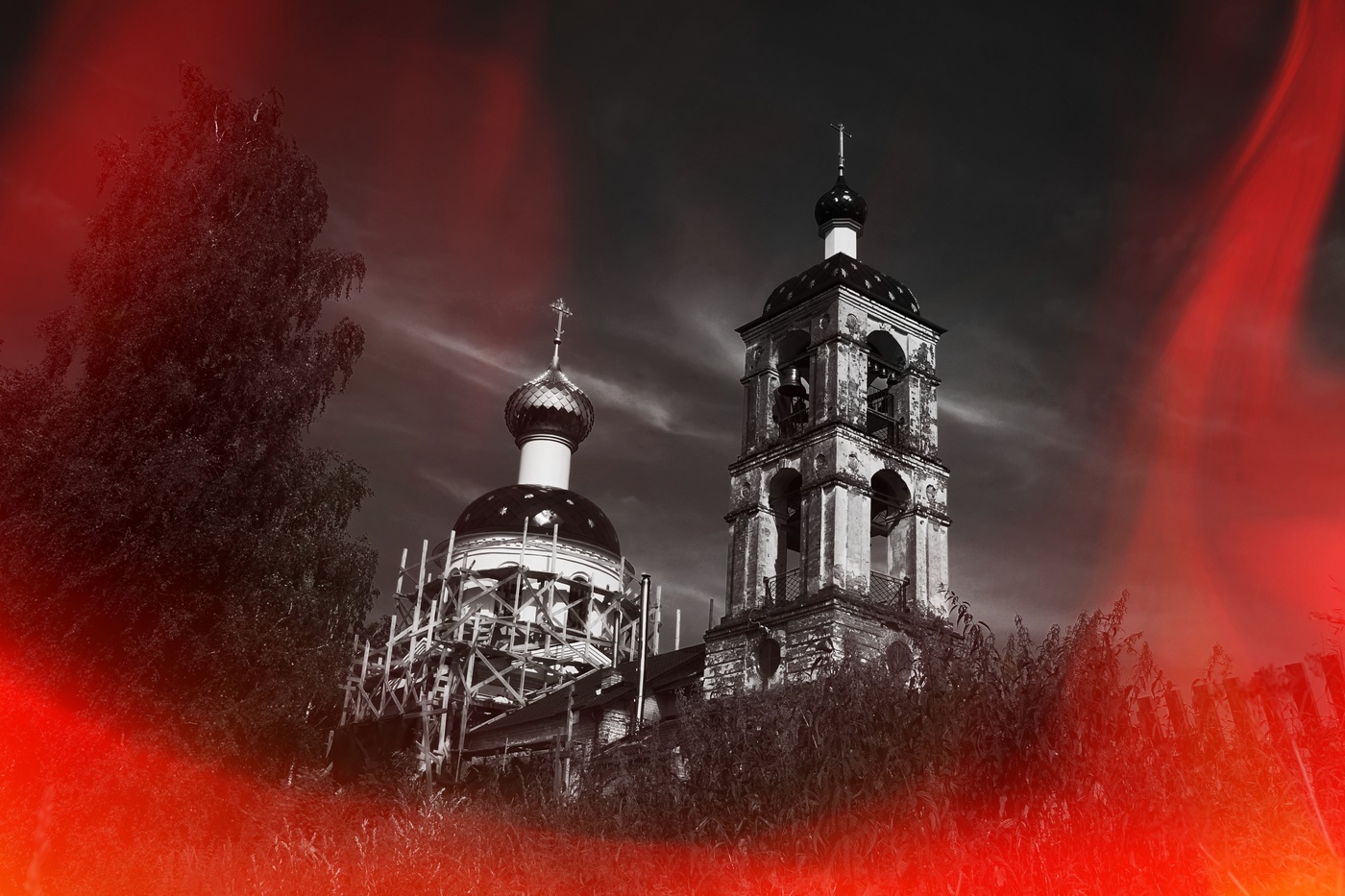 Vepreva Eremitage, die Kirche Mariä Himmelfahrt