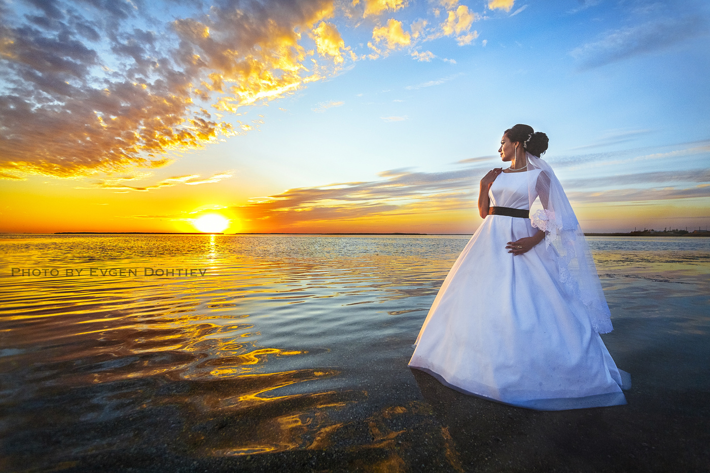 Sonnenuntergang auf dem Meer