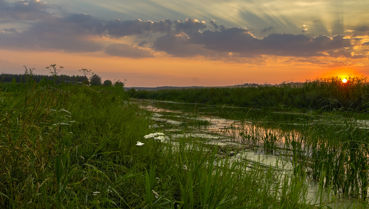Abend auf dem Fluss