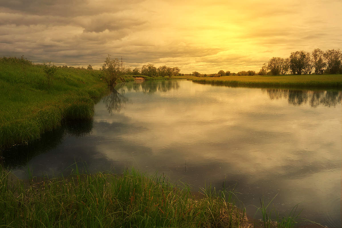 Strand kleine Bäche ...