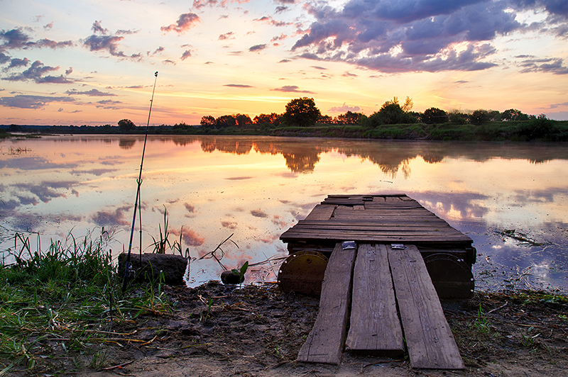 Morgen auf dem Fluss