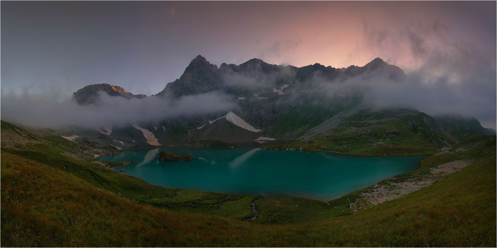 See bei Sonnenuntergang