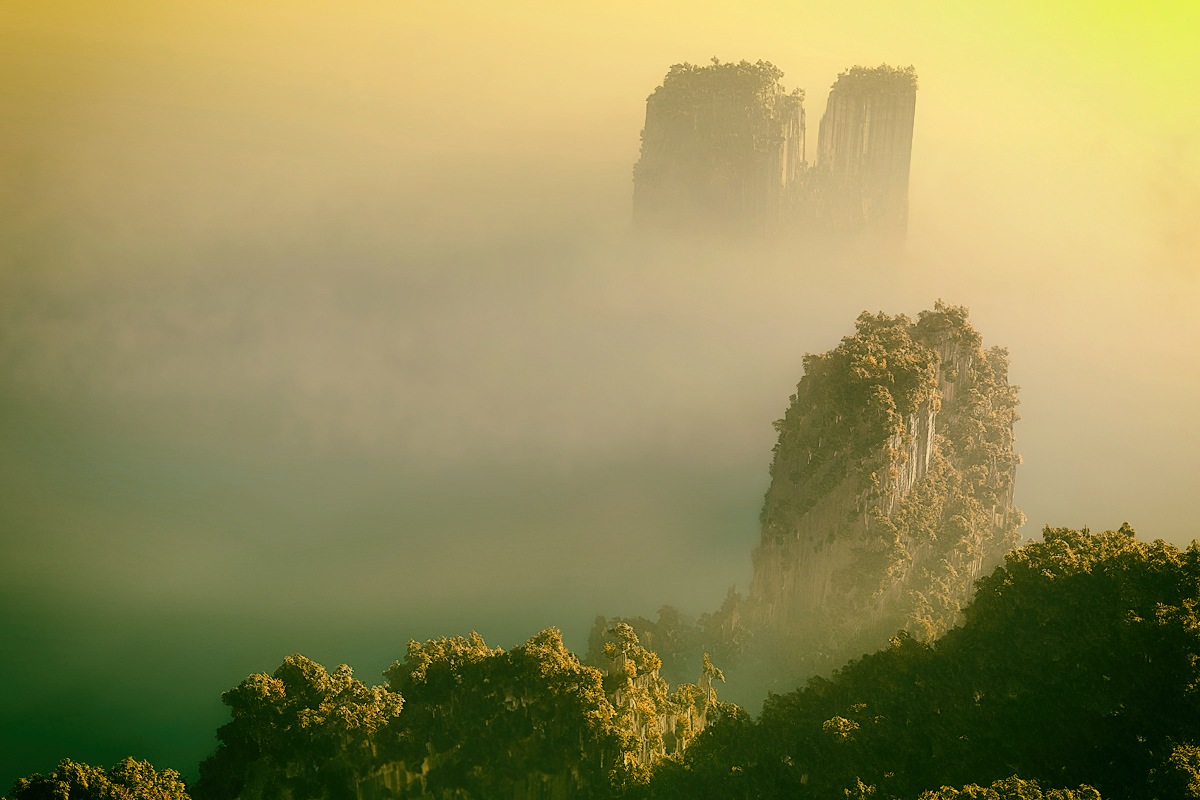 Auf diesem Felsen ...