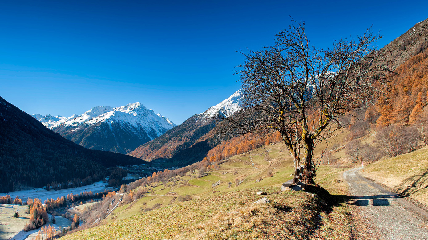 Herbstmorgen im Engadin