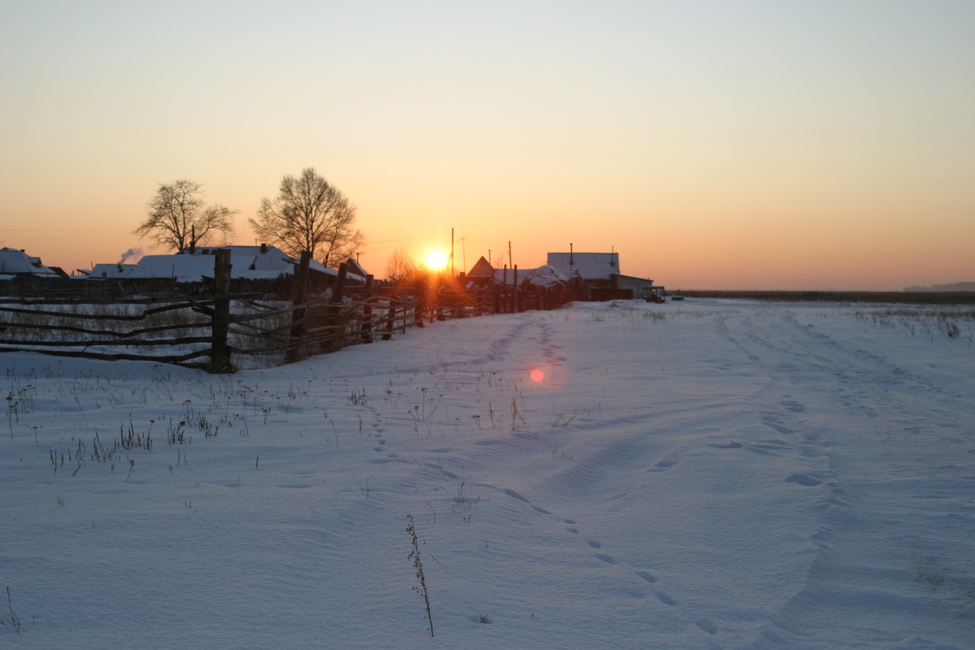Ausserhalb des Dorfes