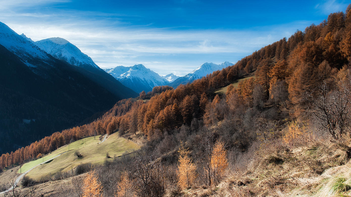 Vormittagsstimmung oberhalb Guarda