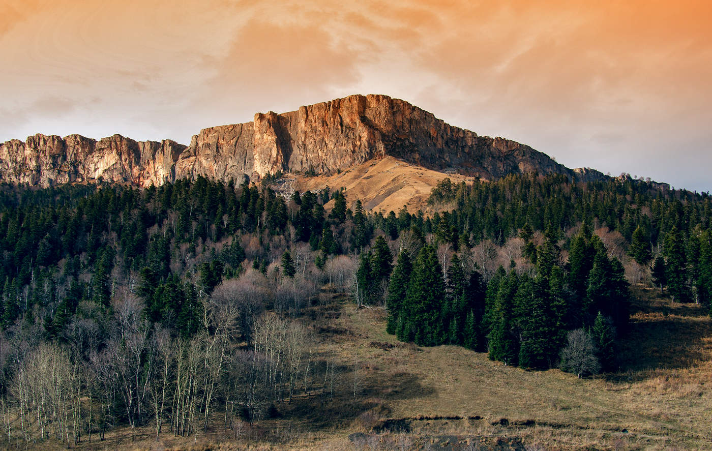 Brennender Sonnenuntergang