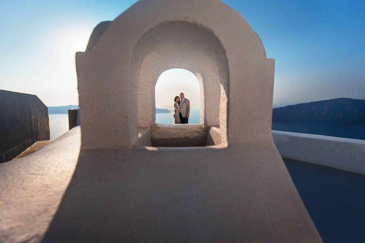 Symphony of blue and white