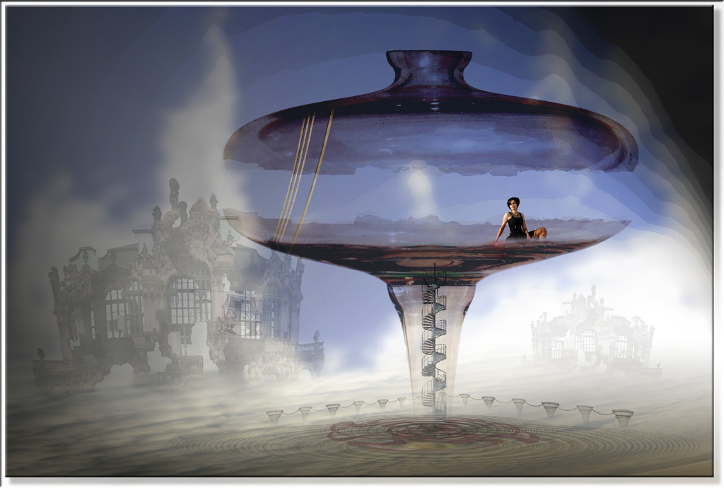 Juchnelda im Schauglas