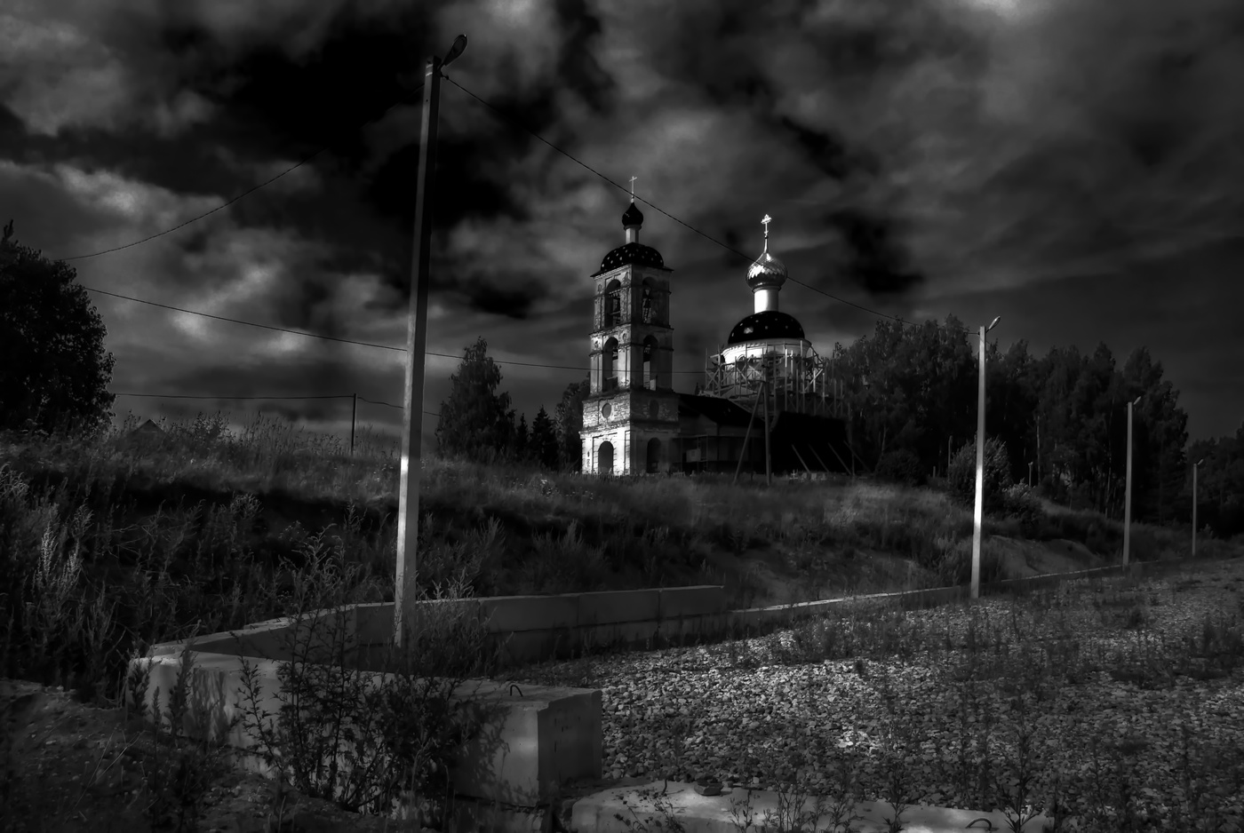 Vepreva Eremitage, die Kirche Mariä Himmelfahrt