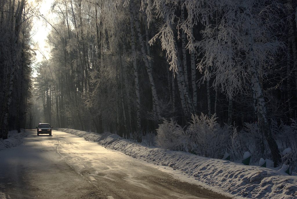 Winter road.