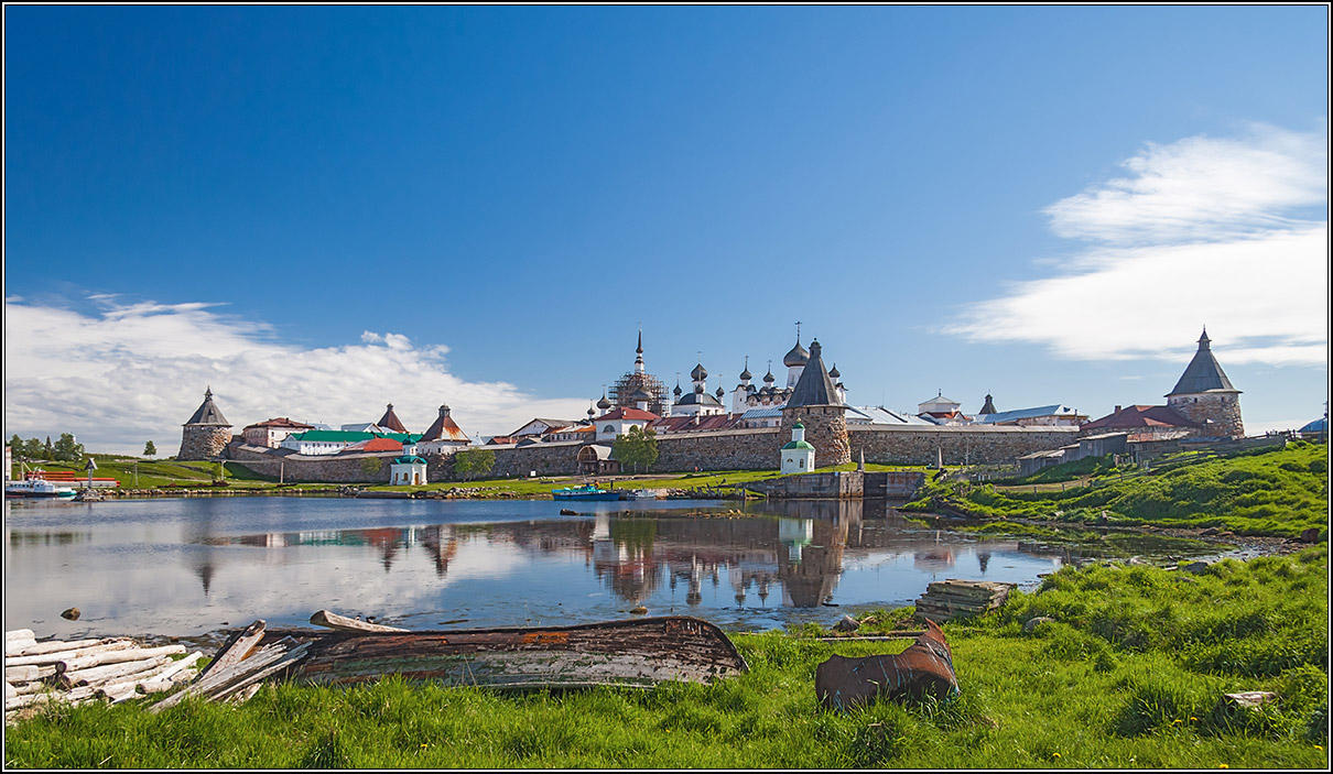 Auf Solovetsky Inseln.