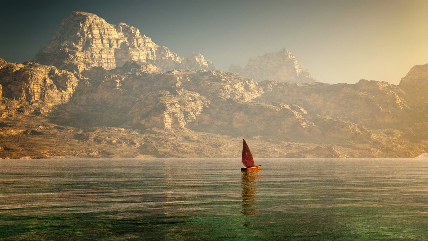 Am Fuße der Berge ...
