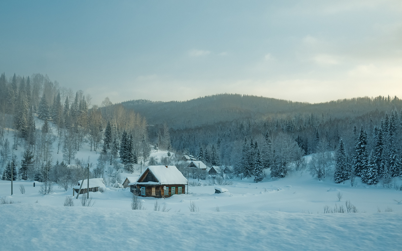 Haus in einer Ortschaft