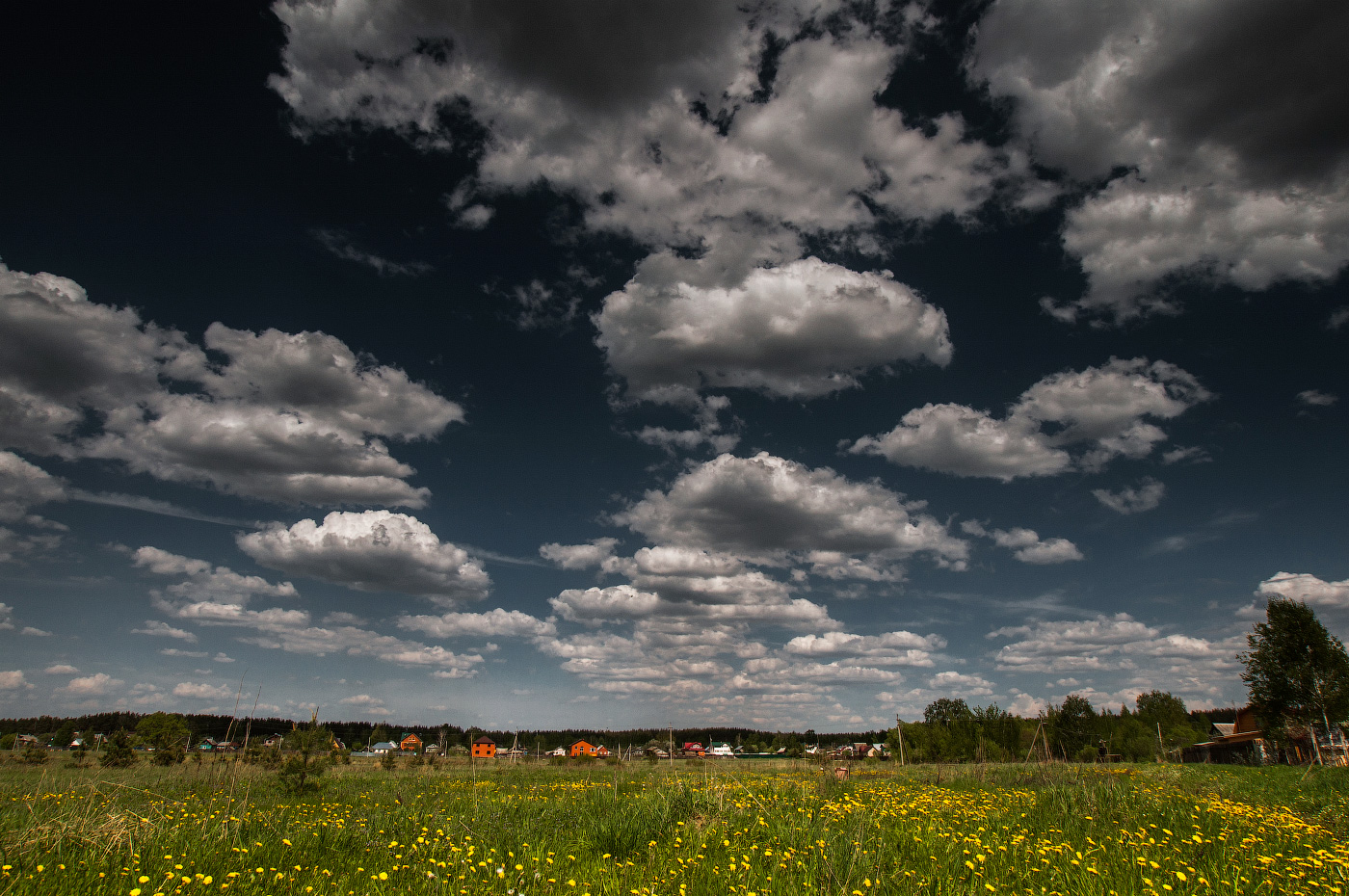 Unter der Mai-Himmel