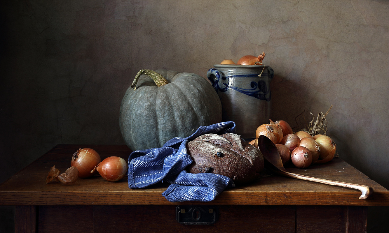 Auf dem Küchentisch