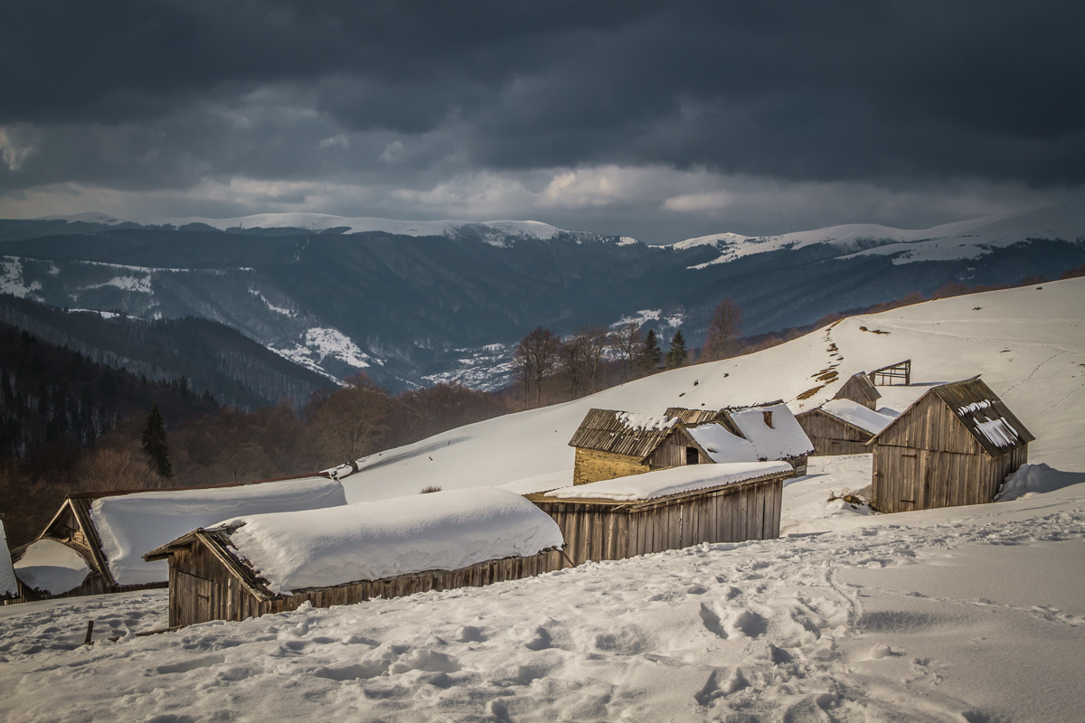 Abend in den Karpaten