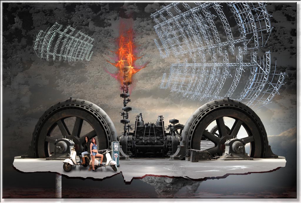 Juchnelda an der Zapfsäule