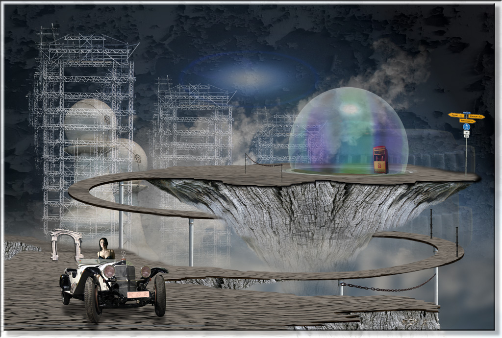 Juchnelda sucht die Zapfsäule