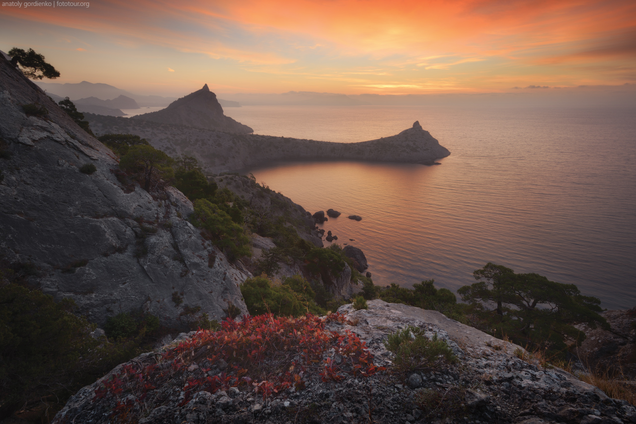 Herbst Morgendämmerung