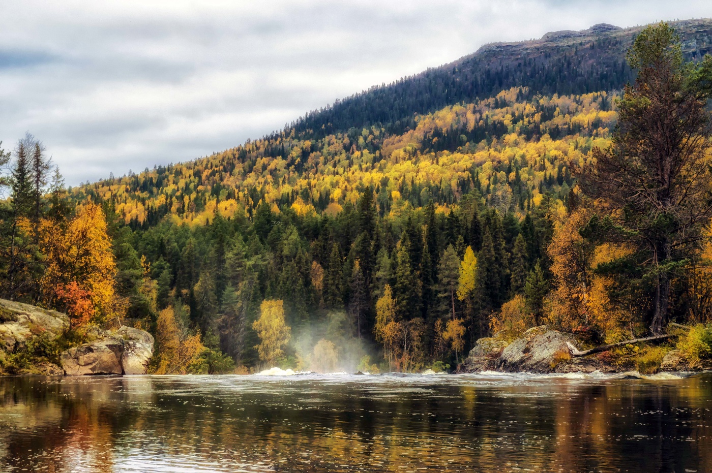 Farben des Herbstes.