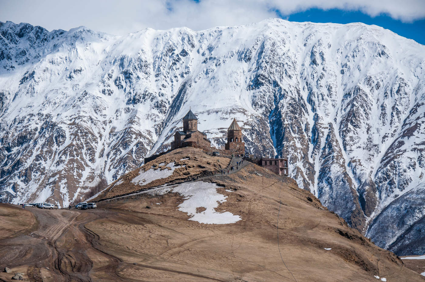 kazbeg. stephantsminda. georgia