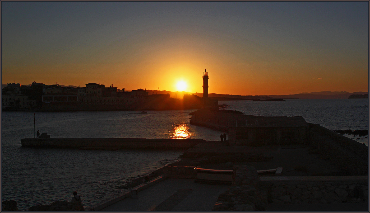 Über Sonnenuntergang