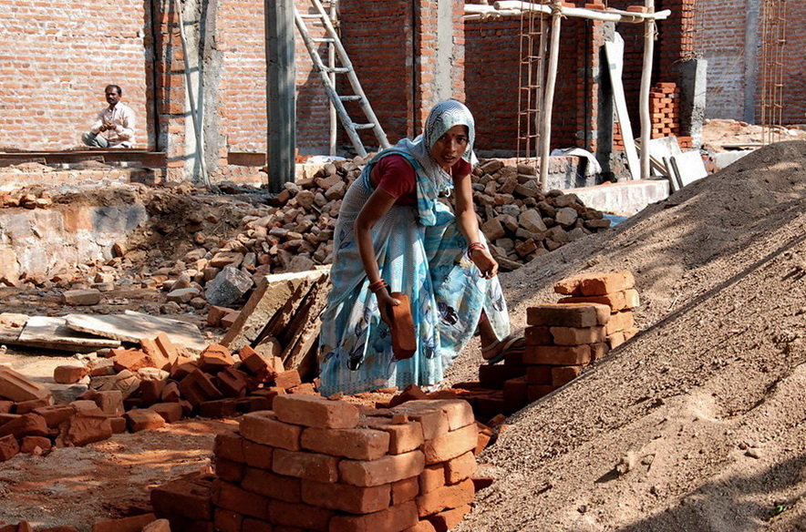 Arbeiten in die Mittags