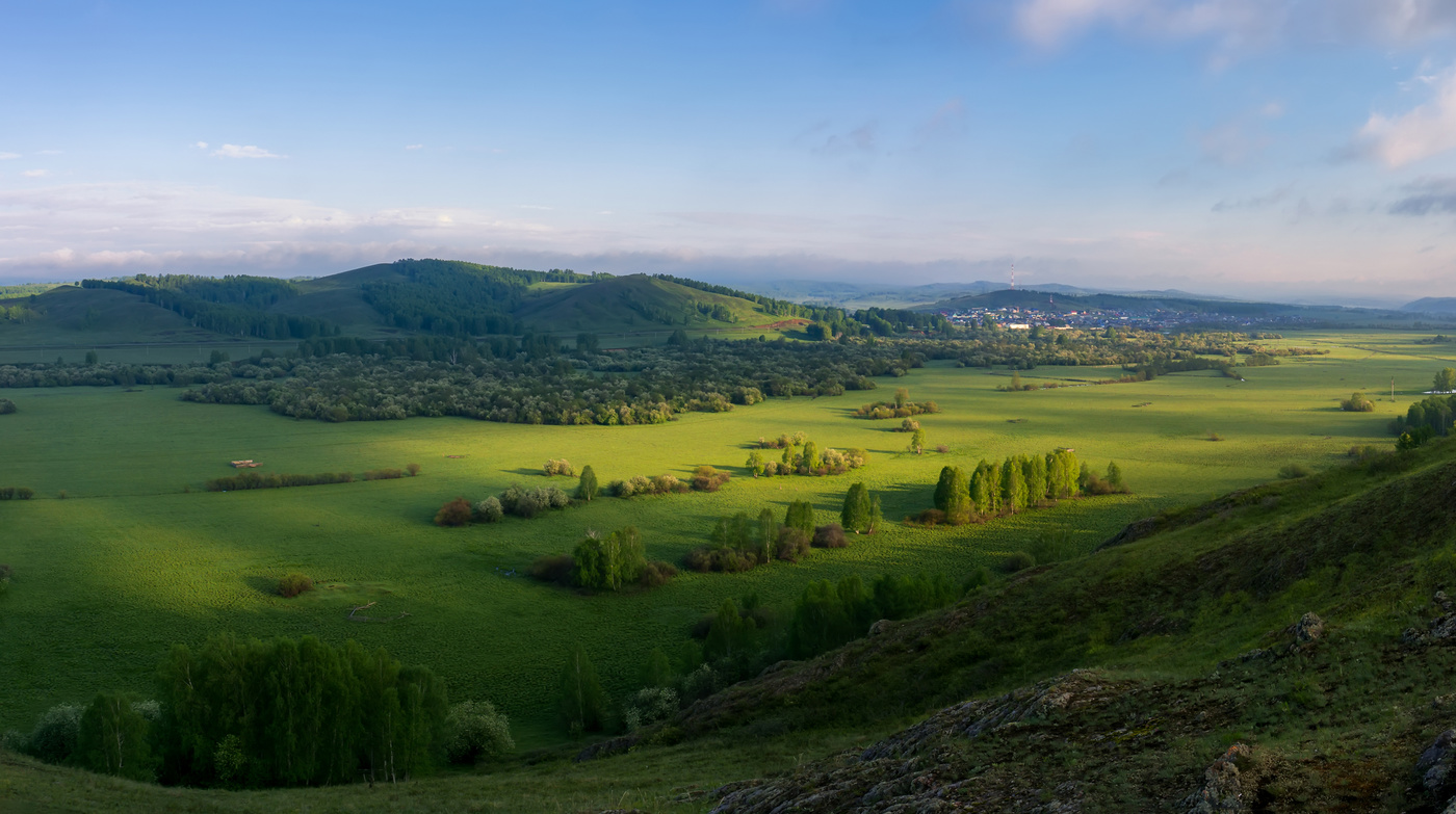 Unter dem blauen Himmel ...