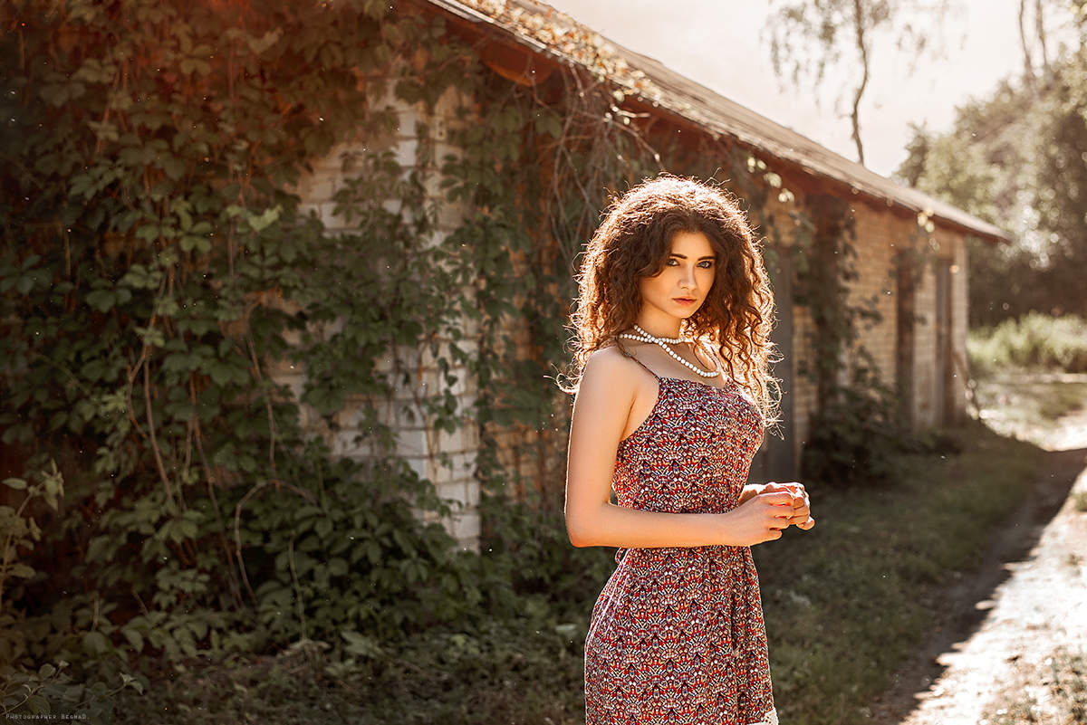 In the rays of sunset