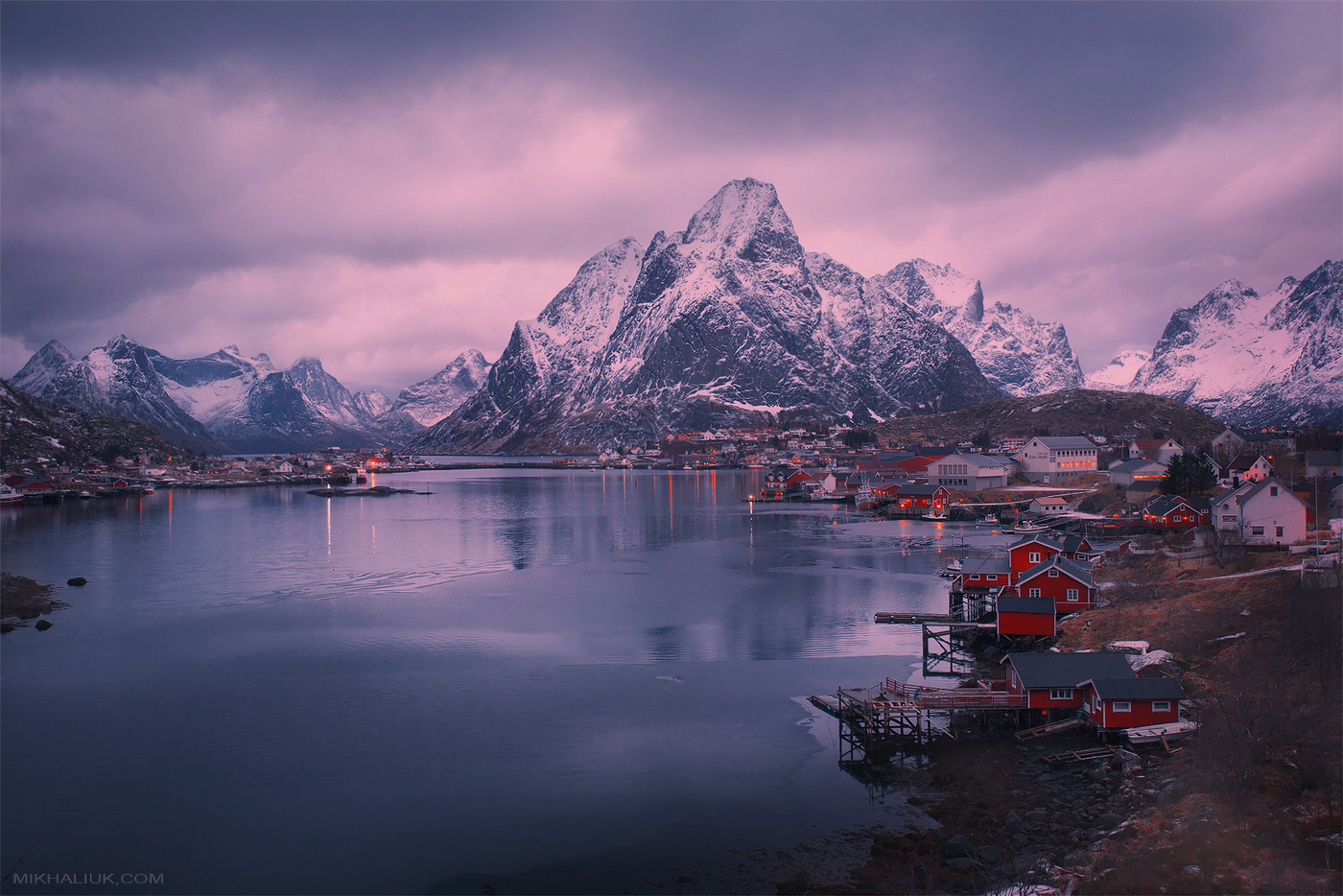 Lofoten Islands. The Reine