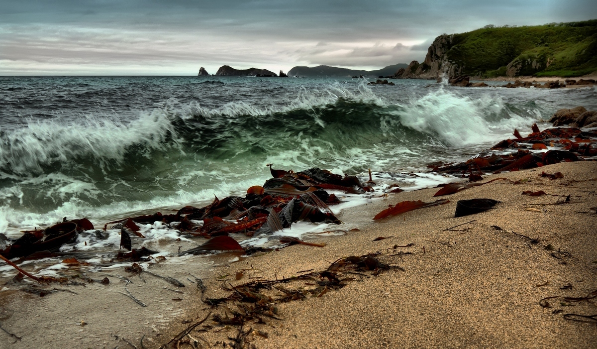 Nicht ruhigen blauen Meer ...