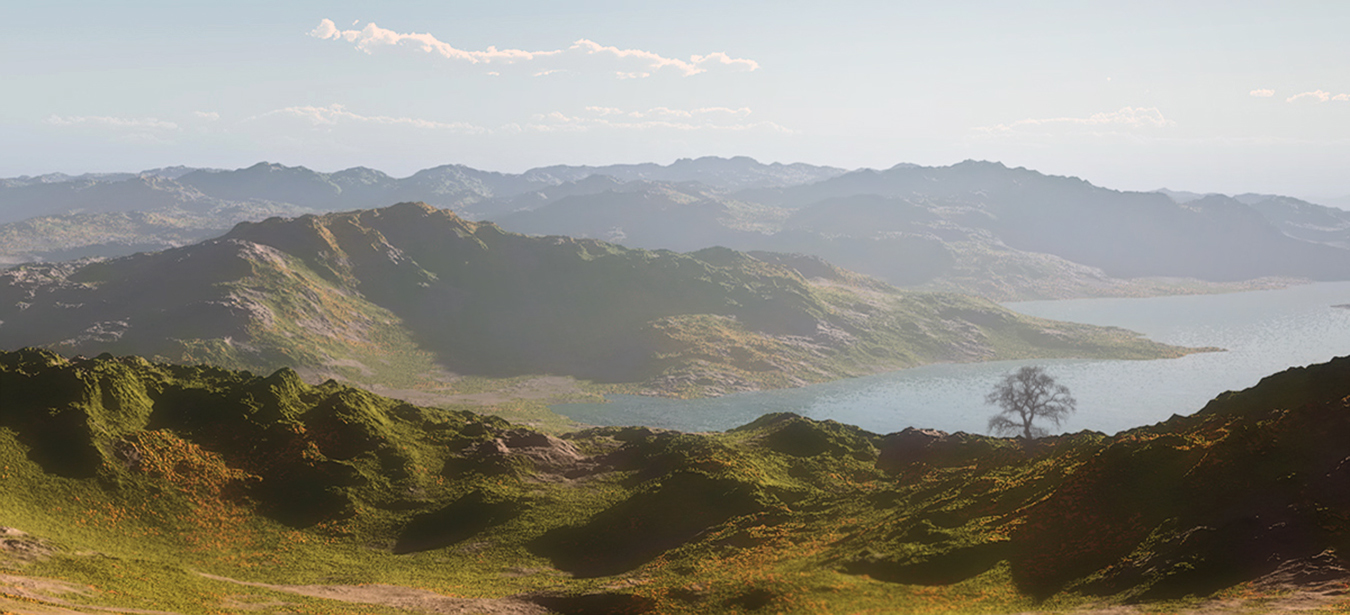 Am Fuße der Berge ...