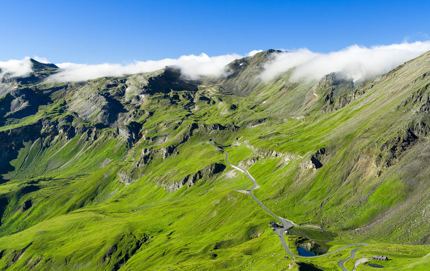 Blick auf die Großglockner Hochalpenstraße