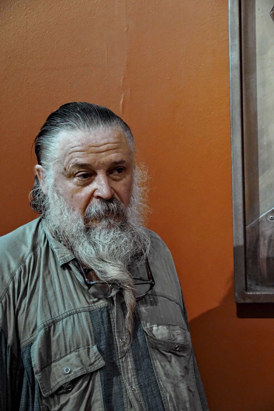 Porträt des Bildhauers