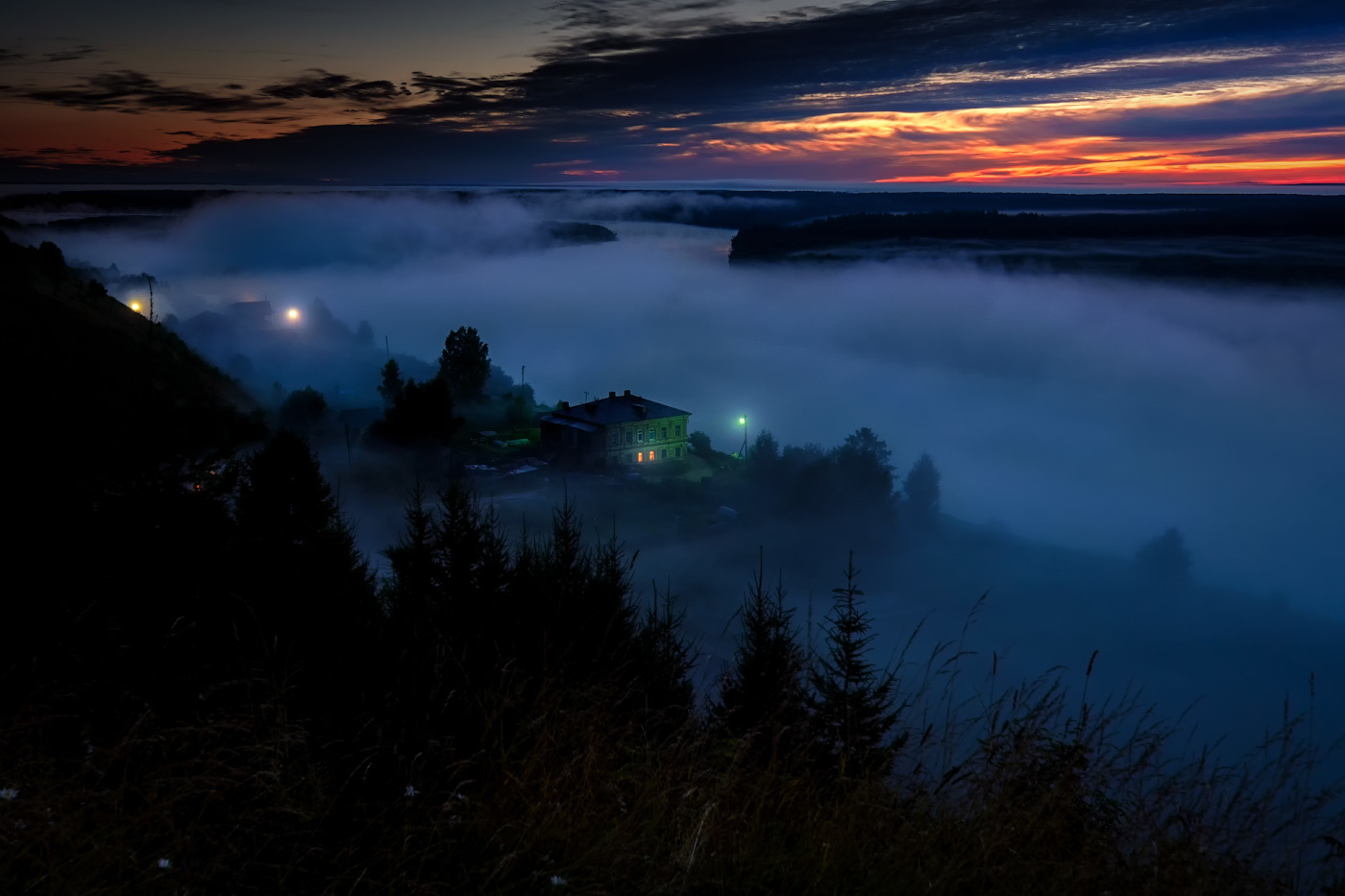 jemand schläft nicht