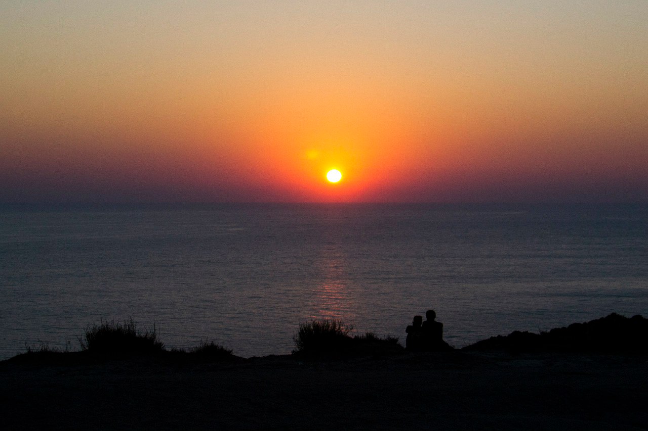 Sonnenuntergang für zwei