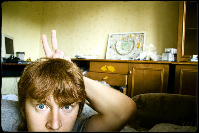 Portrait einer Ziege (Verhältnis)