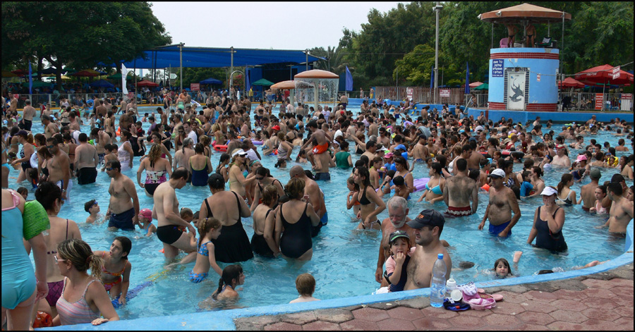 Liebe für Schwimmbäder