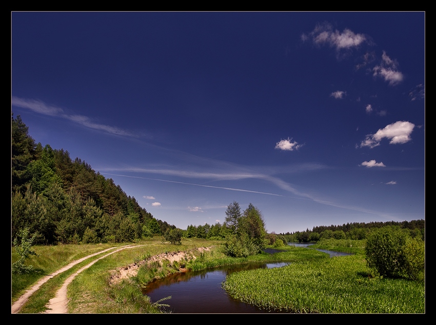 Welcher Weg zu gehen - zu Fuß oder mit Wasser, oder eine Geschichte über Reisende Vaters-Niemen am ersten Tag des Sommers.