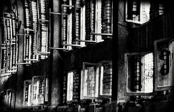 Unendlichkeit von Glasscherben