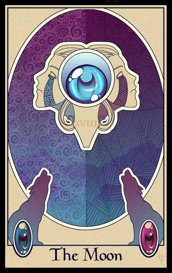 Tarot-Karte "Der Mond"