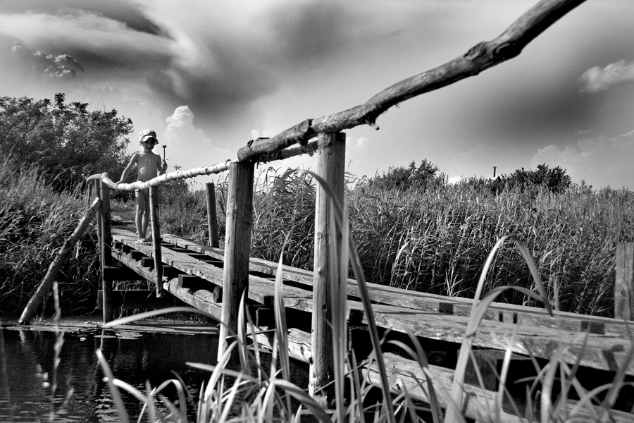 Auf der anderen Seite des Flusses