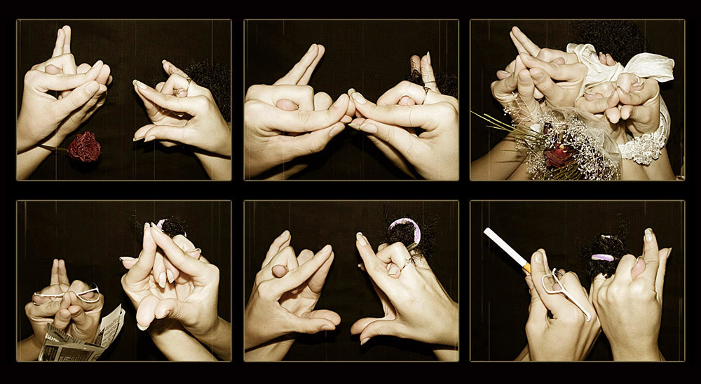 Finger in der Welt der Spiele