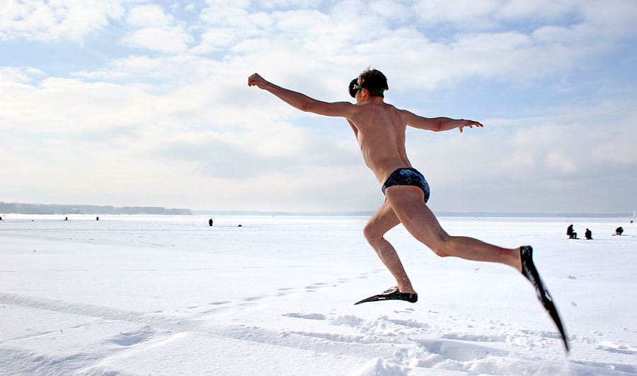 Ich jagte die Sonne.