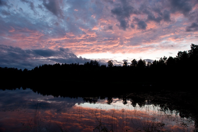 Ladoga Sonnenuntergänge