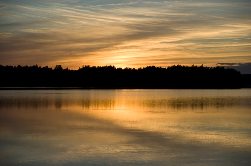 Ladoga Sonnenuntergänge